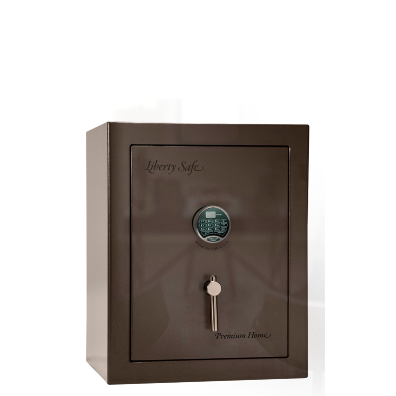 Premium Home Series | Level 7 Security | 2 Hour Fire Protection | 08 | Dimensions: 30"(H) x 24"(W) x 20.25"(D) | Bronze Gloss - Closed Door