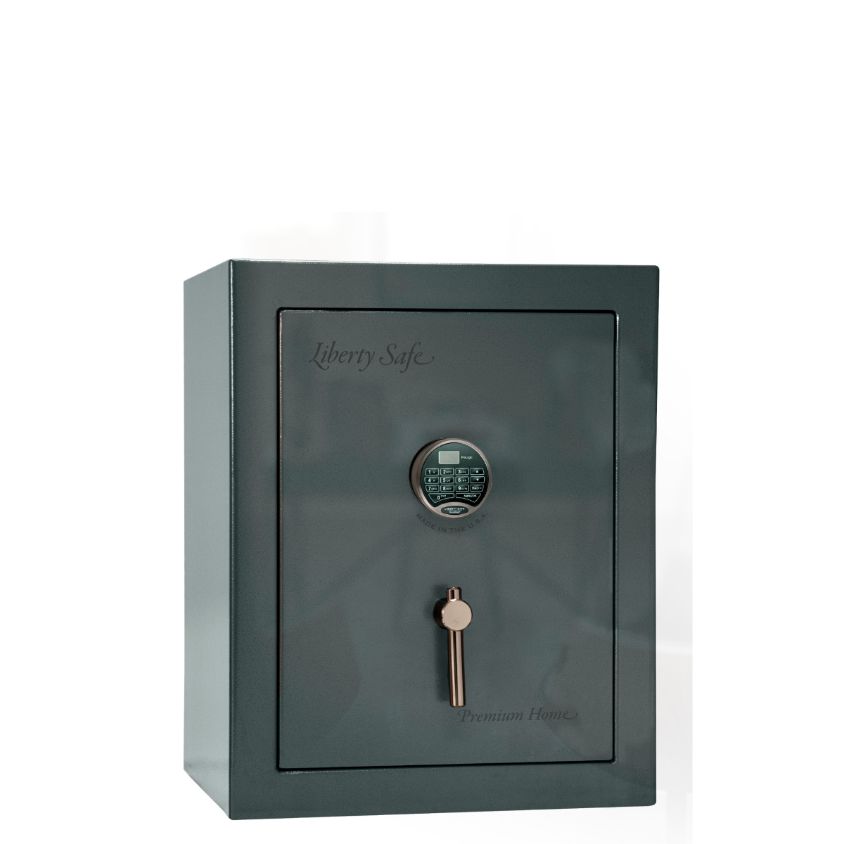 Premium Home Series | Level 7 Security | 2 Hour Fire Protection | 08 | Dimensions: 30"(H) x 24"(W) x 20.25"(D) | Forest Mist Gloss - Closed Door