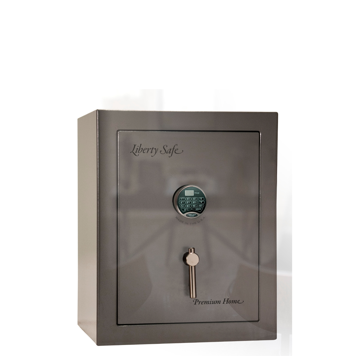 Premium Home Series | Level 7 Security | 2 Hour Fire Protection | 12 | Dimensions: 42"(H) x 24"(W) x 20.25"(D) | Champagne Gloss - Closed Door