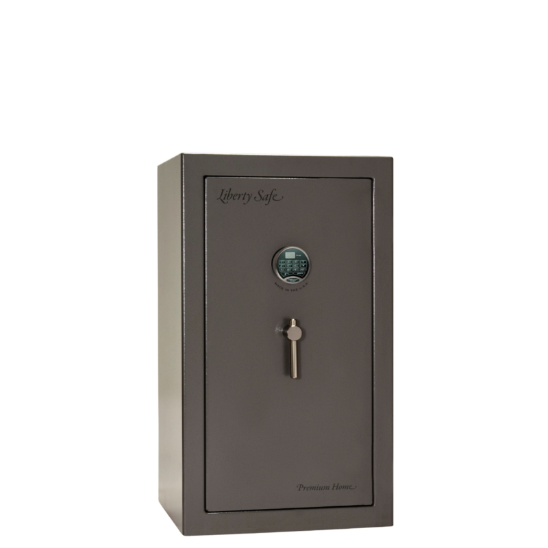 Premium Home Series | Level 7 Security | 2 Hour Fire Protection | 12 | Dimensions: 42"(H) x 24"(W) x 20.25"(D) | Gray Marble - Closed Door