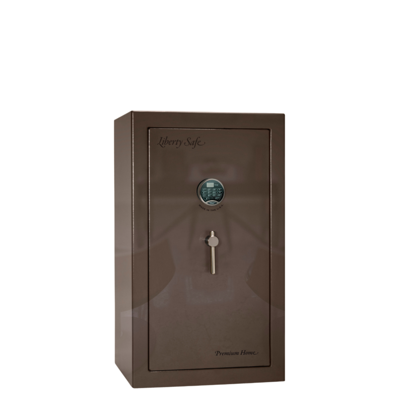 Premium Home Series | Level 7 Security | 2 Hour Fire Protection | 12 | Dimensions: 42"(H) x 24"(W) x 20.25"(D) | Bronze Gloss - Closed Door