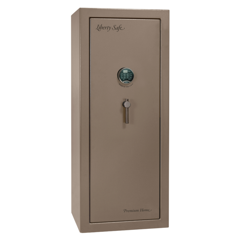 Premium Home Series | Level 7 Security | 2 Hour Fire Protection | 17 | Dimensions: 59.25"(H) x 24"(W) x 20.25"(D) | Champagne Marble - Closed Door