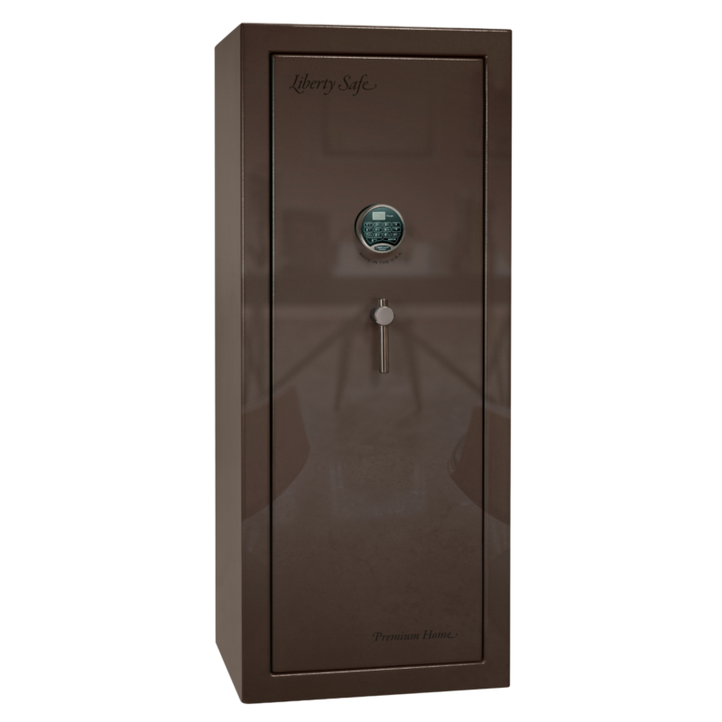 Premium Home Series | Level 7 Security | 2 Hour Fire Protection | 17 | Dimensions: 59.25"(H) x 24"(W) x 20.25"(D) | Bronze Gloss - Closed Door