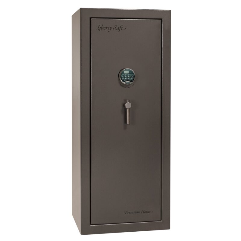 Premium Home Series | Level 7 Security | 2 Hour Fire Protection | 17 | Dimensions: 59.25"(H) x 24"(W) x 20.25"(D) | Gray Marble - Closed Door