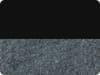 Black Gloss / Gray Fabric / Chrome