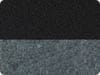 Black Textured / Gray Fabric / Chrome